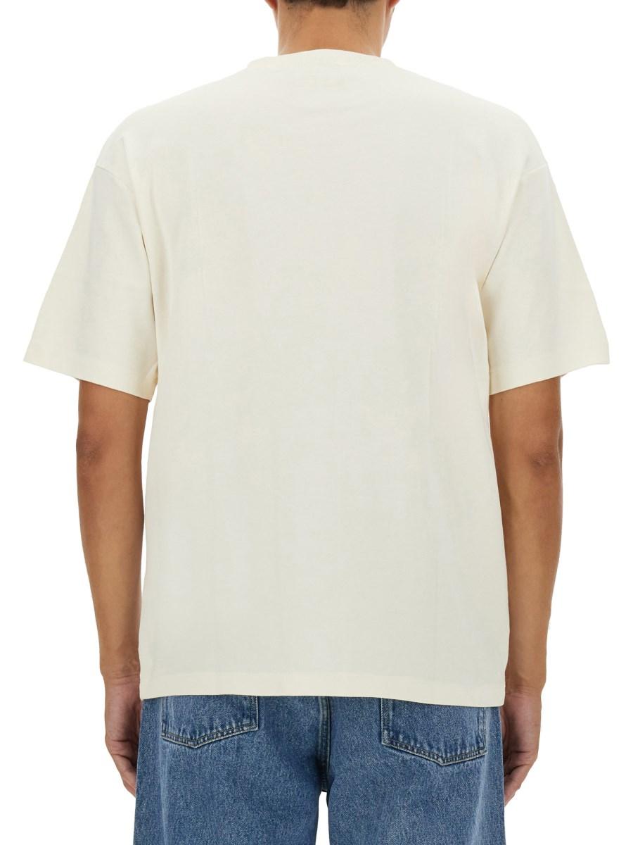 DRÔLE DE MONSIEUR T-SHIRT IN JERSEY DI COTONE CON LOGO