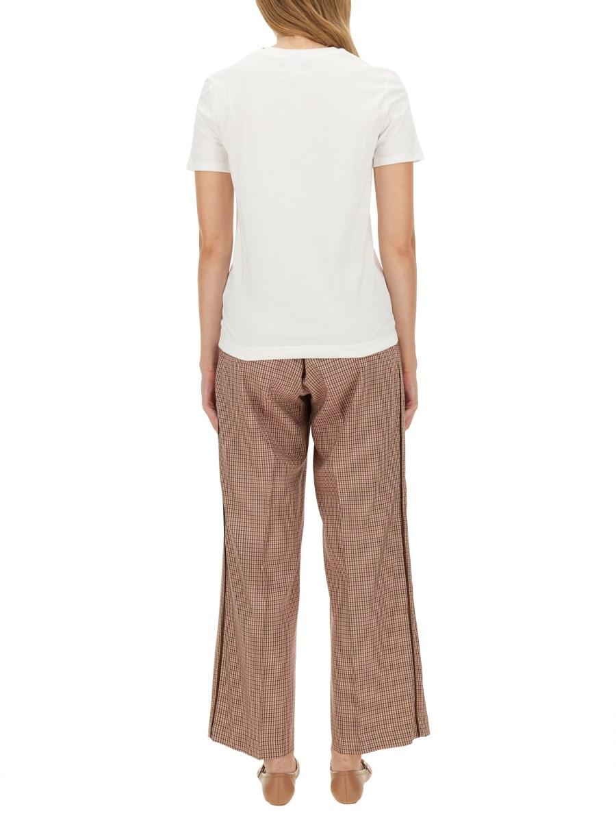PS BY PAUL SMITH T-SHIRT IN JERSEY DI COTONE CON LOGO