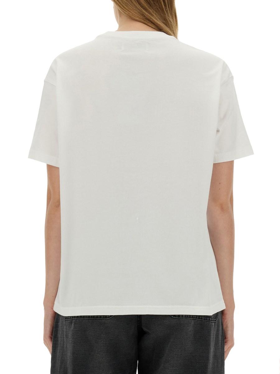 VIVIENNE WESTWOOD T-SHIRT IN JERSEY DI COTONE CON LOGO ORB