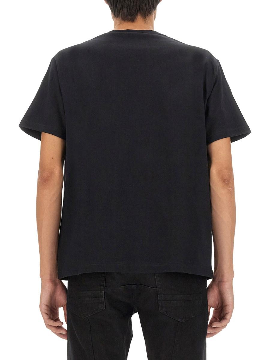 ALEXANDER McQUEEN T-SHIRT IN JERSEY DI COTONE CON LOGO SKULL
