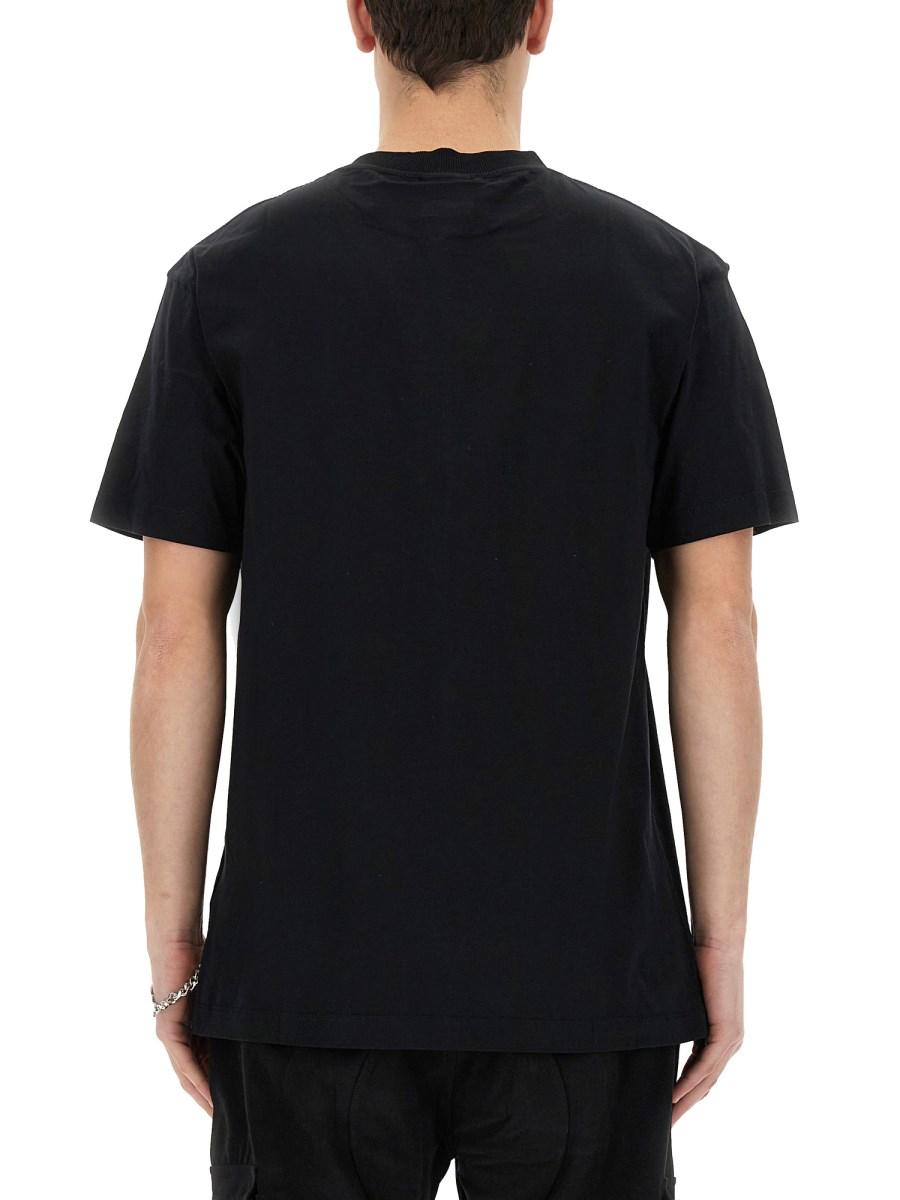 MARCELO BURLON COUNTY OF MILAN T-SHIRT IN JERSEY DI COTONE CON LOGO
