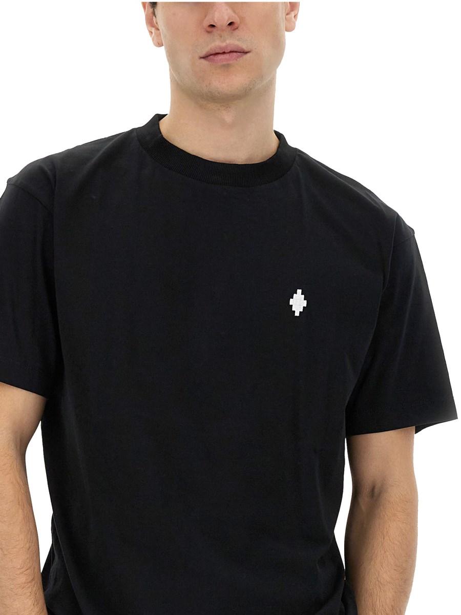 MARCELO BURLON COUNTY OF MILAN T-SHIRT IN JERSEY DI COTONE CON LOGO