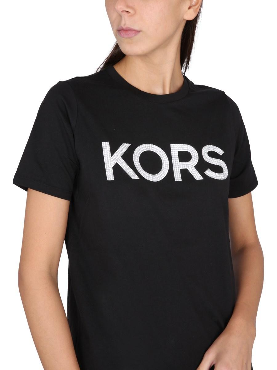 MICHAEL BY MICHAEL KORS T-SHIRT IN JERSEY DI COTONE CON LOGO