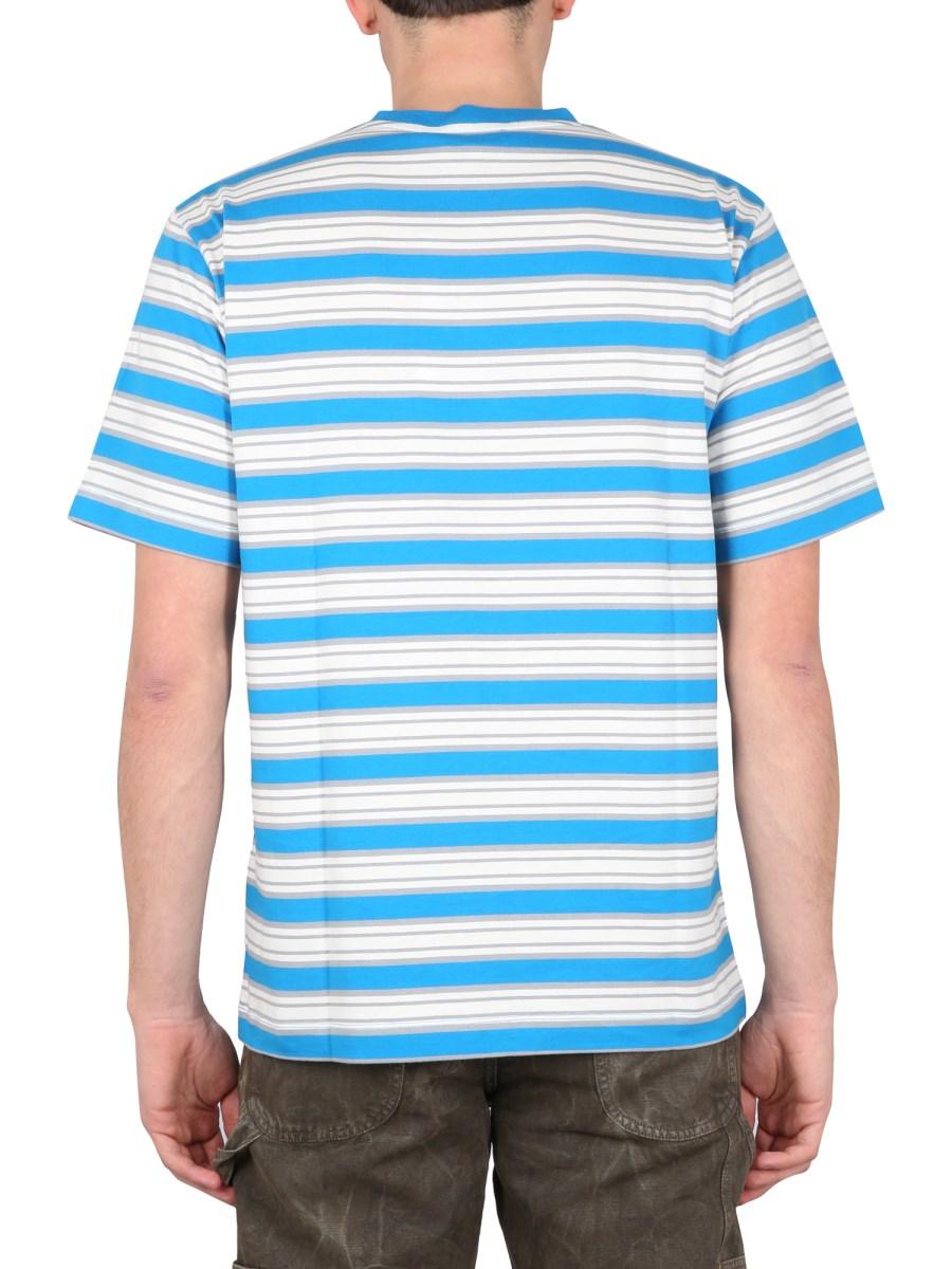 ÉTUDES T-SHIRT IN JERSEY DI COTONE CON MOTIVO RIGA E LOGO