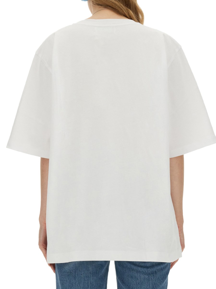 FIORUCCI T-SHIRT IN JERSEY DI COTONE CON PATCH CANDY