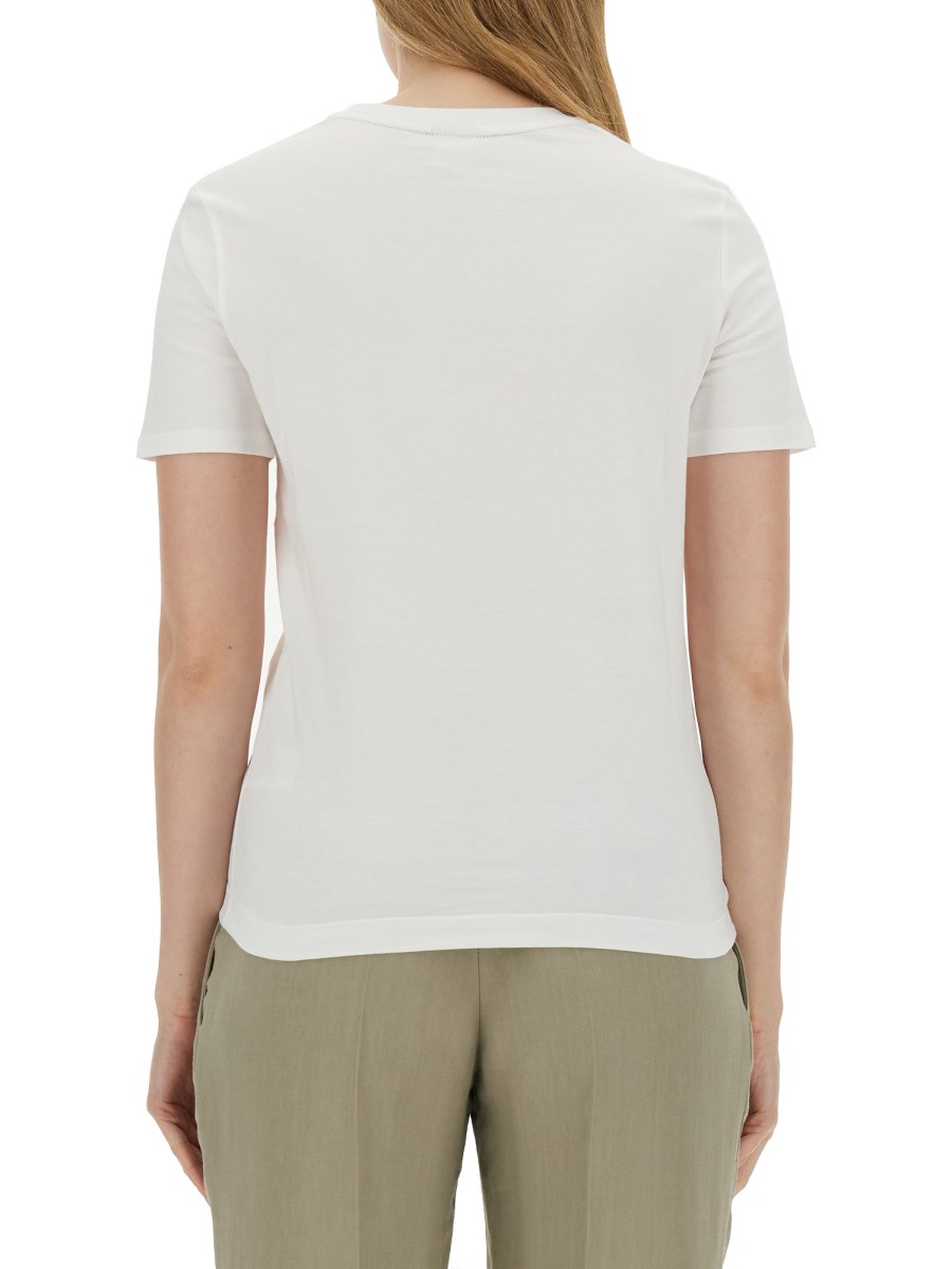 PS BY PAUL SMITH T-SHIRT IN JERSEY DI COTONE CON PATCH LOGO