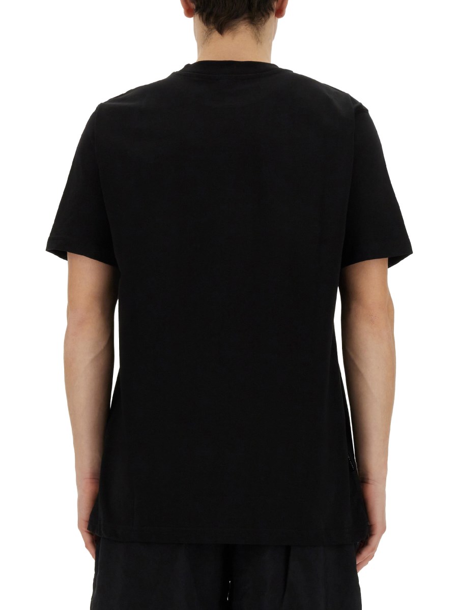 FAMILY FIRST T-SHIRT IN JERSEY DI COTONE CON RICAMO CUORE