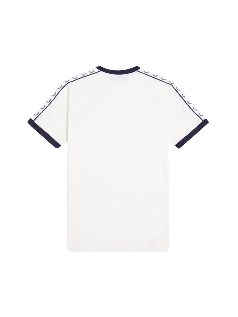 FRED PERRY T-SHIRT IN JERSEY DI COTONE CON RICAMO LOGO