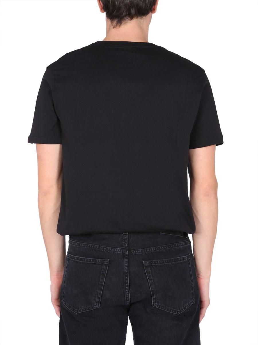 ALPHA INDUSTRIES T-SHIRT IN JERSEY DI COTONE CON RICAMO LOGO