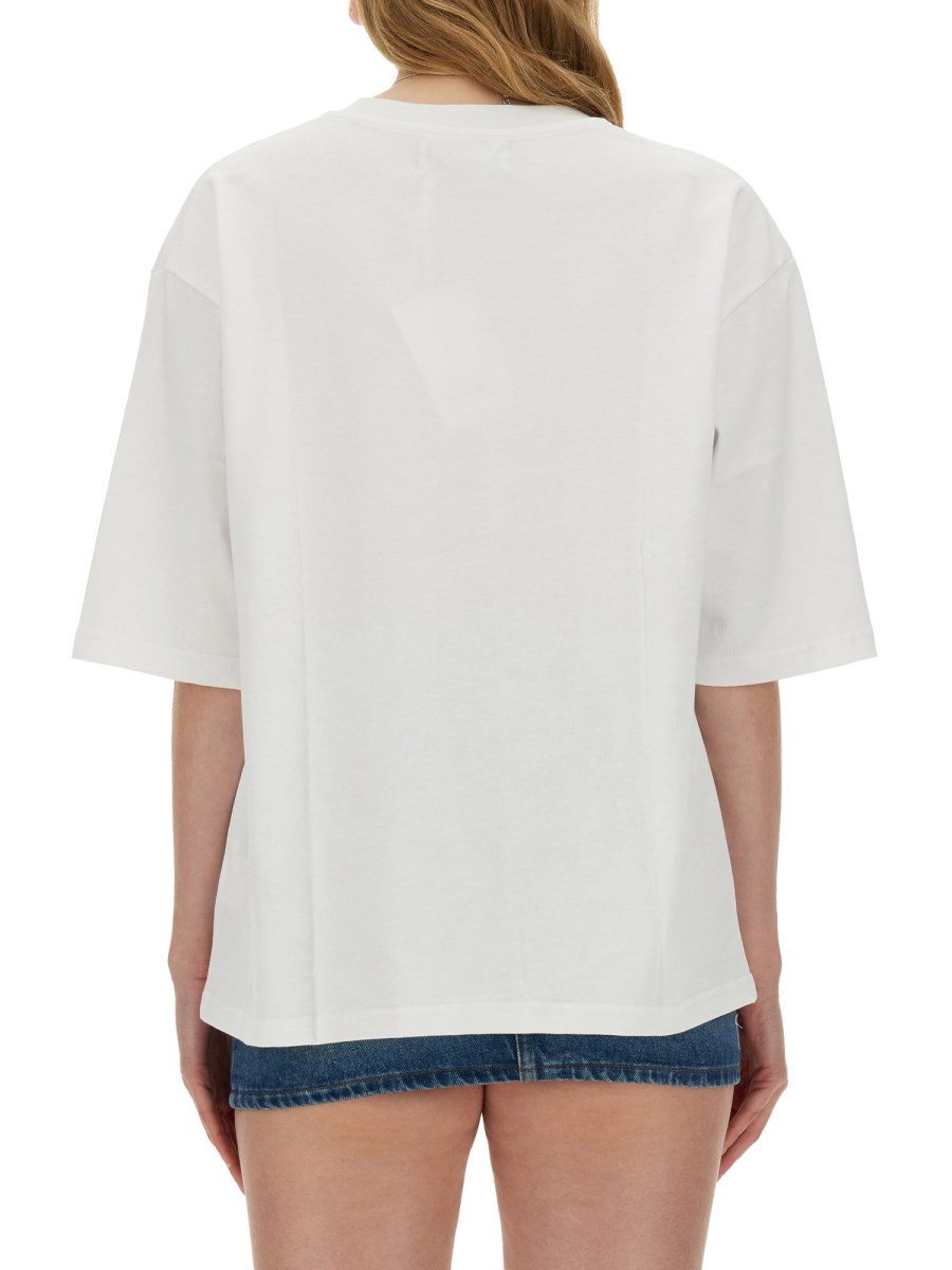 FIORUCCI T-SHIRT IN JERSEY DI COTONE CON STAMPA FRUIT