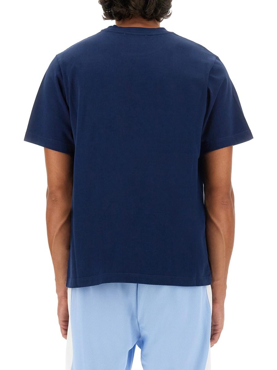 CASABLANCA T-SHIRT IN JERSEY DI COTONE CON STAMPA LA MEDAILLE