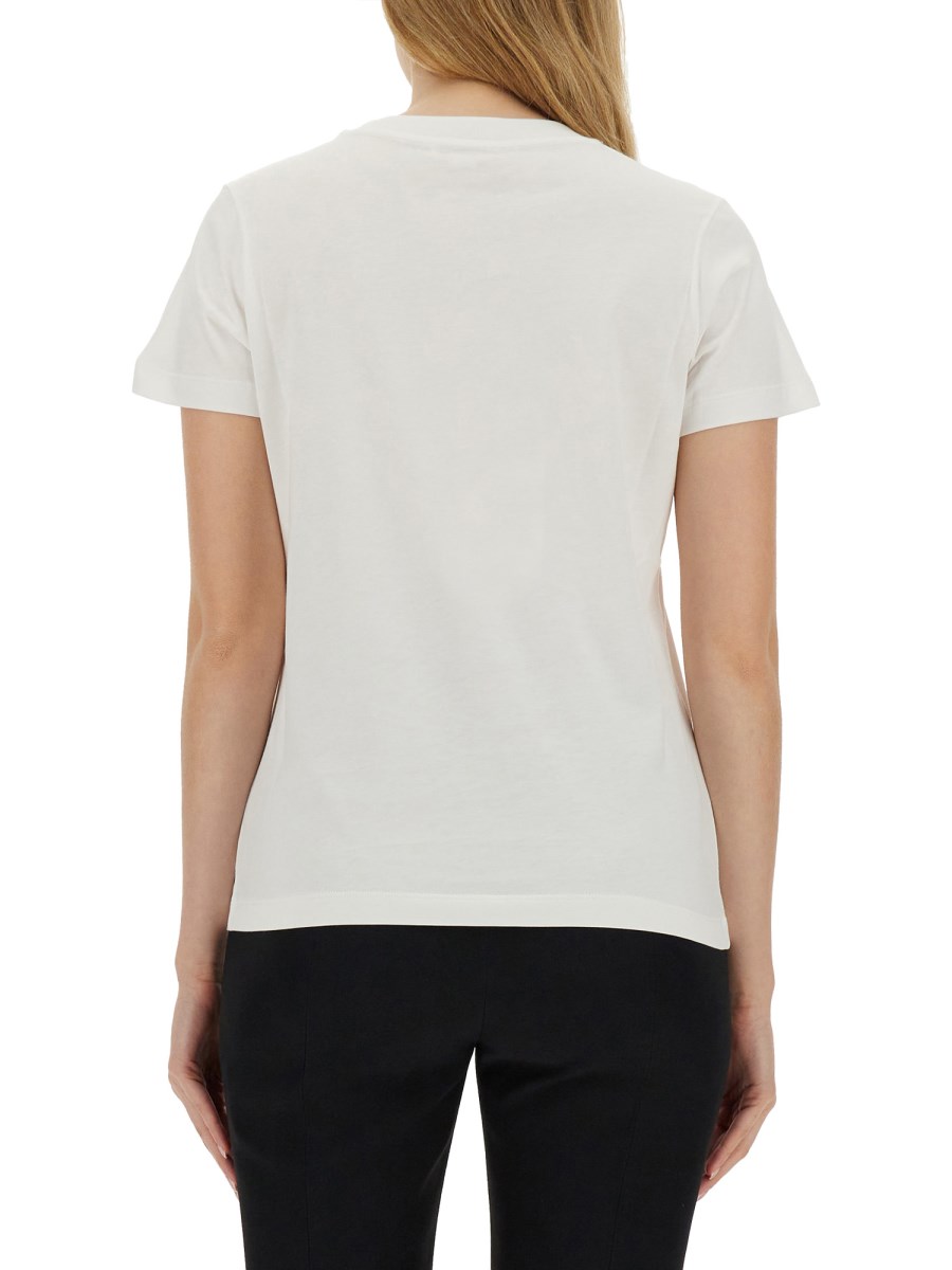 ALEXANDER McQUEEN T-SHIRT IN JERSEY DI COTONE CON STAMPA LOGO