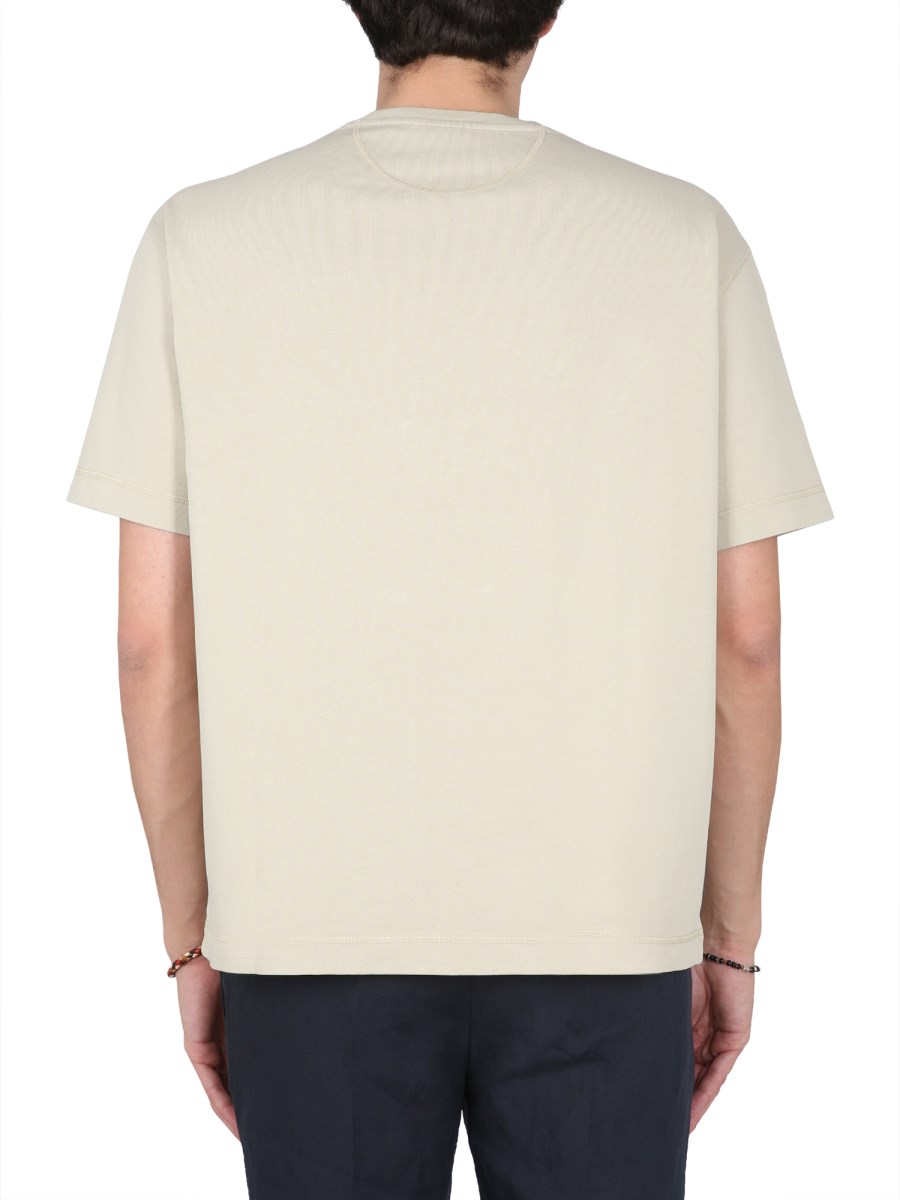PAUL SMITH T-SHIRT IN JERSEY DI COTONE CON STAMPA LOGO