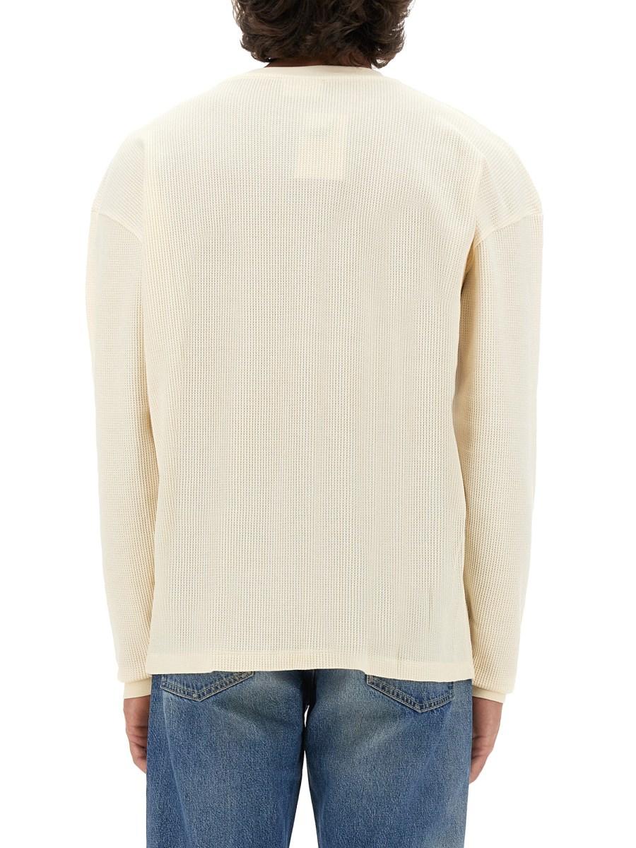 DRÔLE DE MONSIEUR T-SHIRT IN JERSEY DI COTONE CON STAMPA LOGO