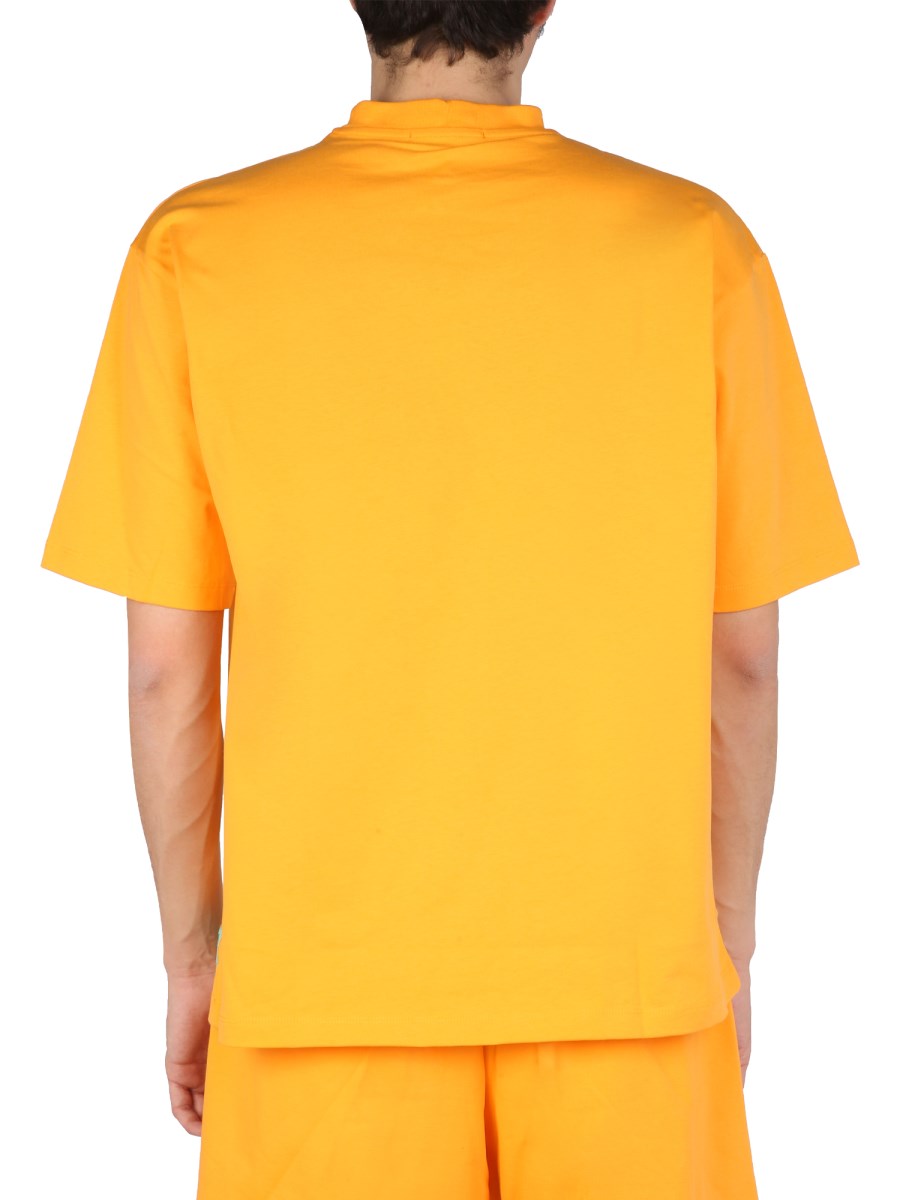 PHARMACY INDUSTRY T-SHIRT IN JERSEY DI COTONE CON STAMPA LOGO