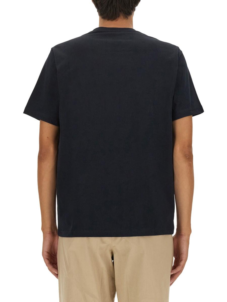 PS BY PAUL SMITH T-SHIRT IN JERSEY DI COTONE CON STAMPA LOGO