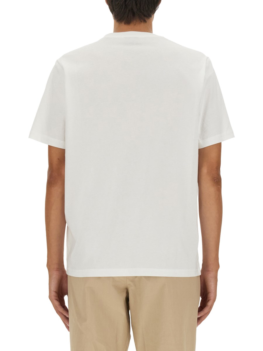 PS BY PAUL SMITH T-SHIRT IN JERSEY DI COTONE CON STAMPA LOGO