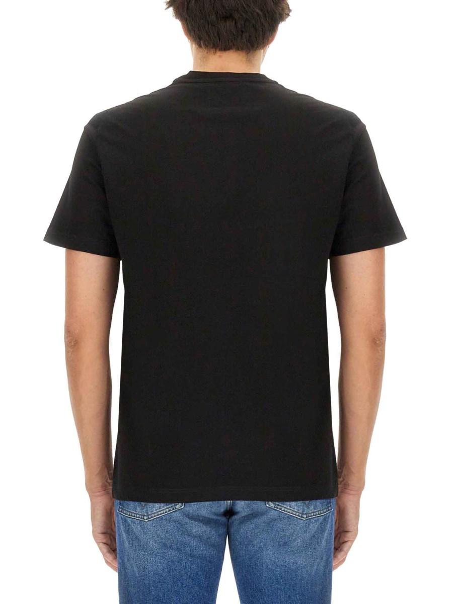GOLDEN GOOSE T-SHIRT IN JERSEY DI COTONE CON STAMPA LOGO
