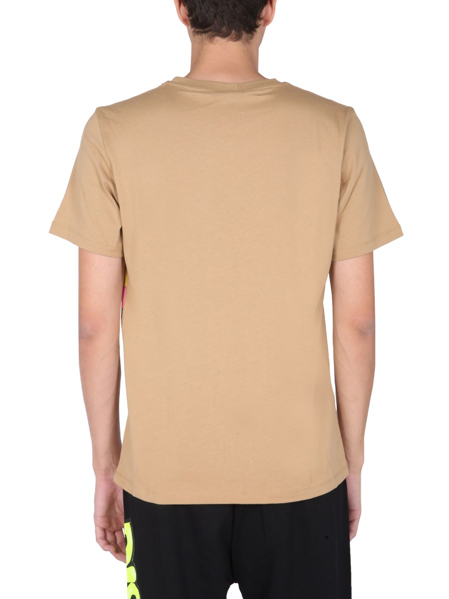 DISCLAIMER T-SHIRT IN JERSEY DI COTONE CON STAMPA SERIGRAFICA