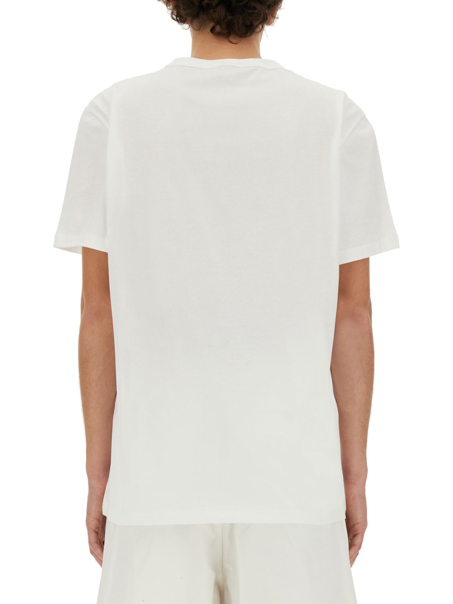 ALEXANDER McQUEEN T-SHIRT IN JERSEY DI COTONE CON STAMPA SKULL