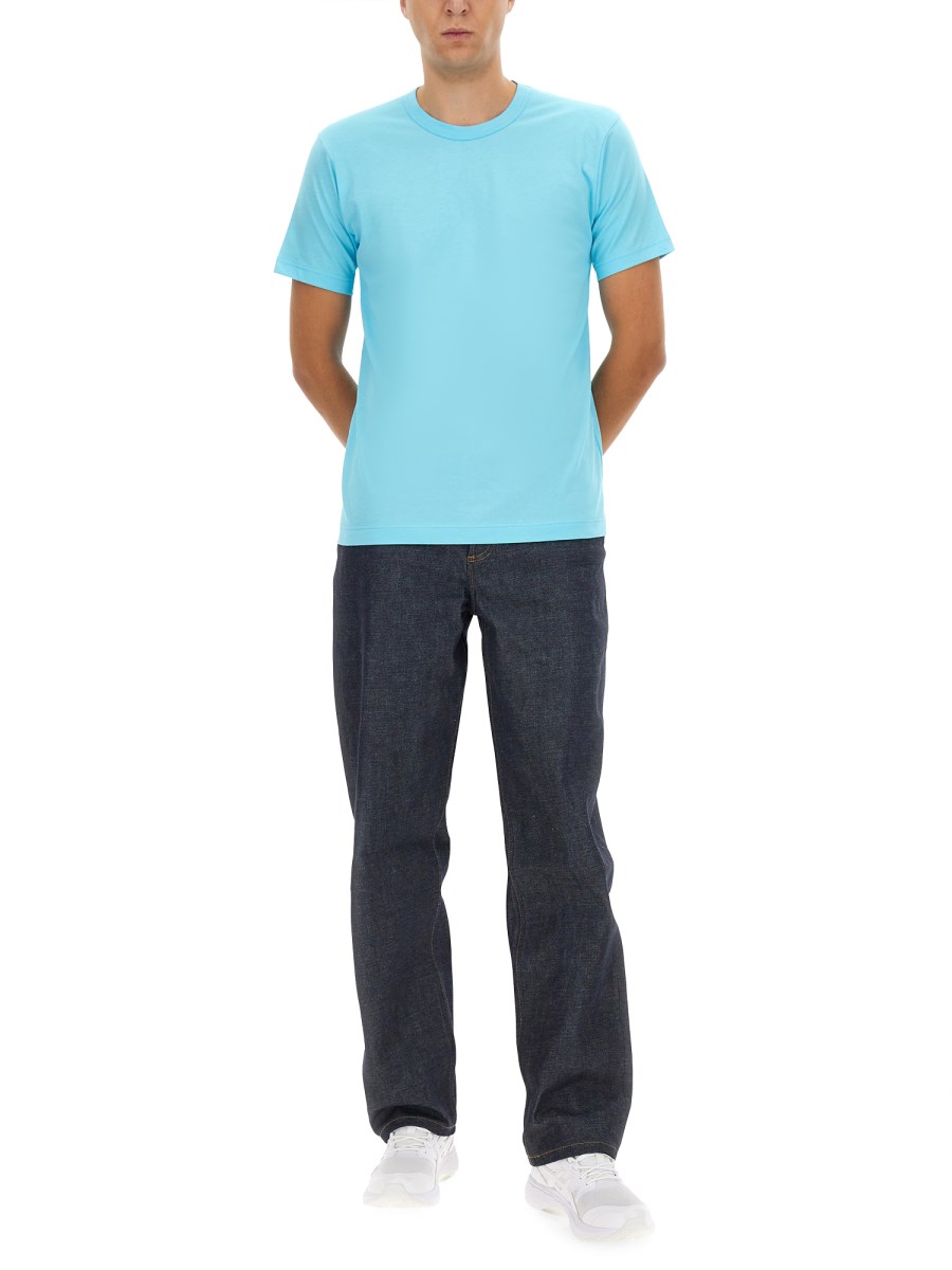 COMME DES GARCONS SHIRT T-SHIRT IN JERSEY DI COTONE