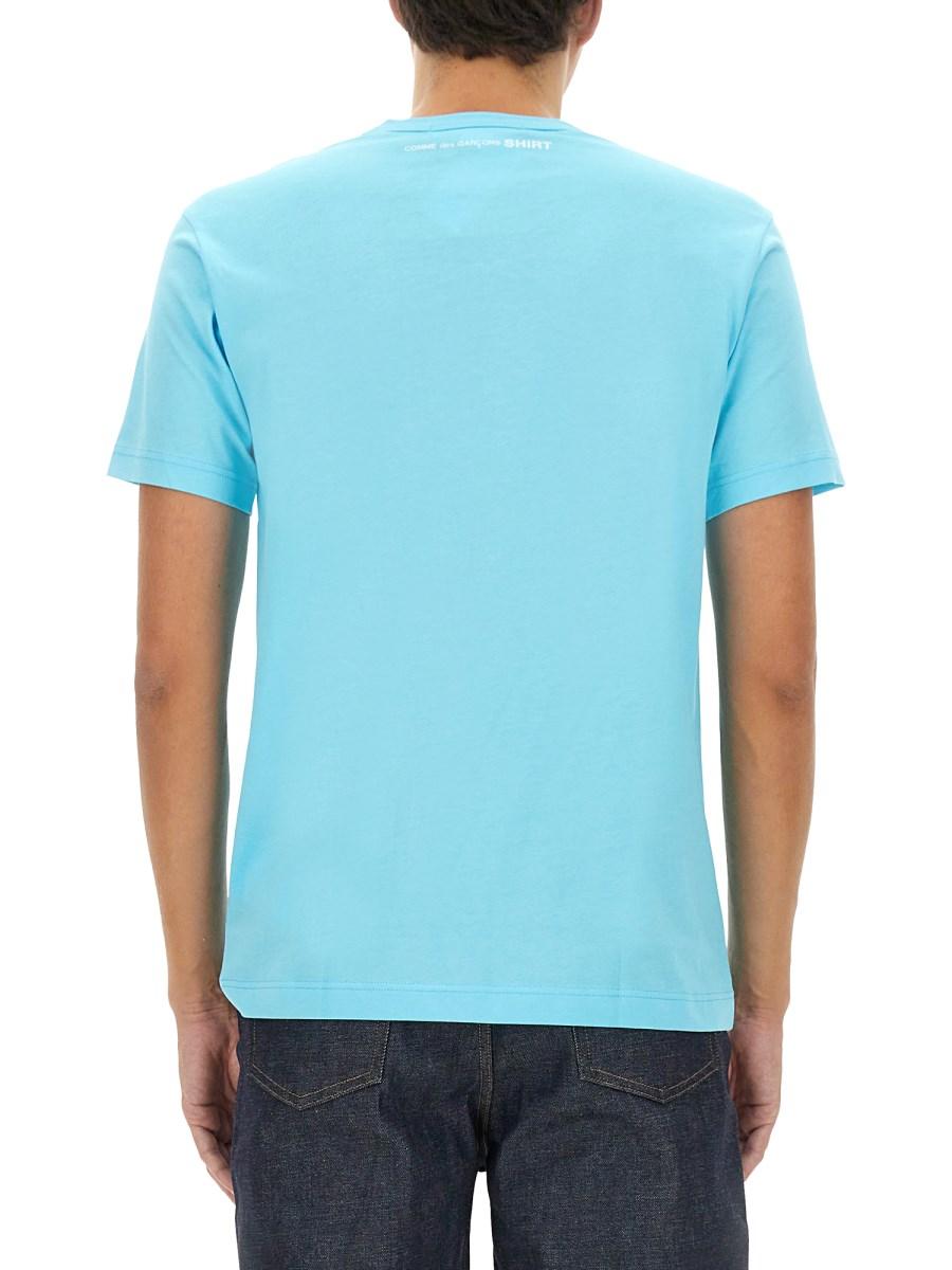 COMME DES GARCONS SHIRT T-SHIRT IN JERSEY DI COTONE