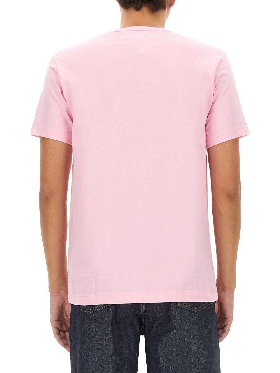 COMME DES GARCONS SHIRT T-SHIRT IN JERSEY DI COTONE