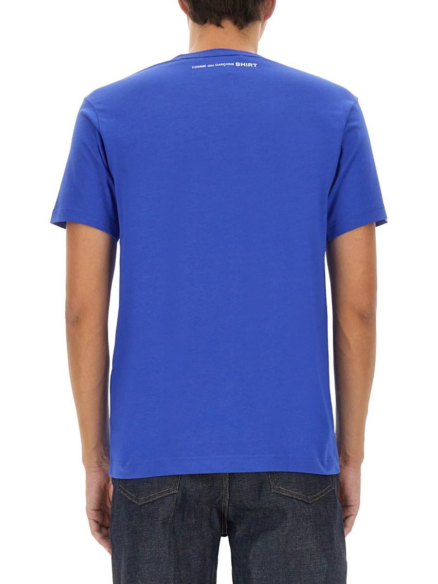 COMME DES GARCONS SHIRT T-SHIRT IN JERSEY DI COTONE