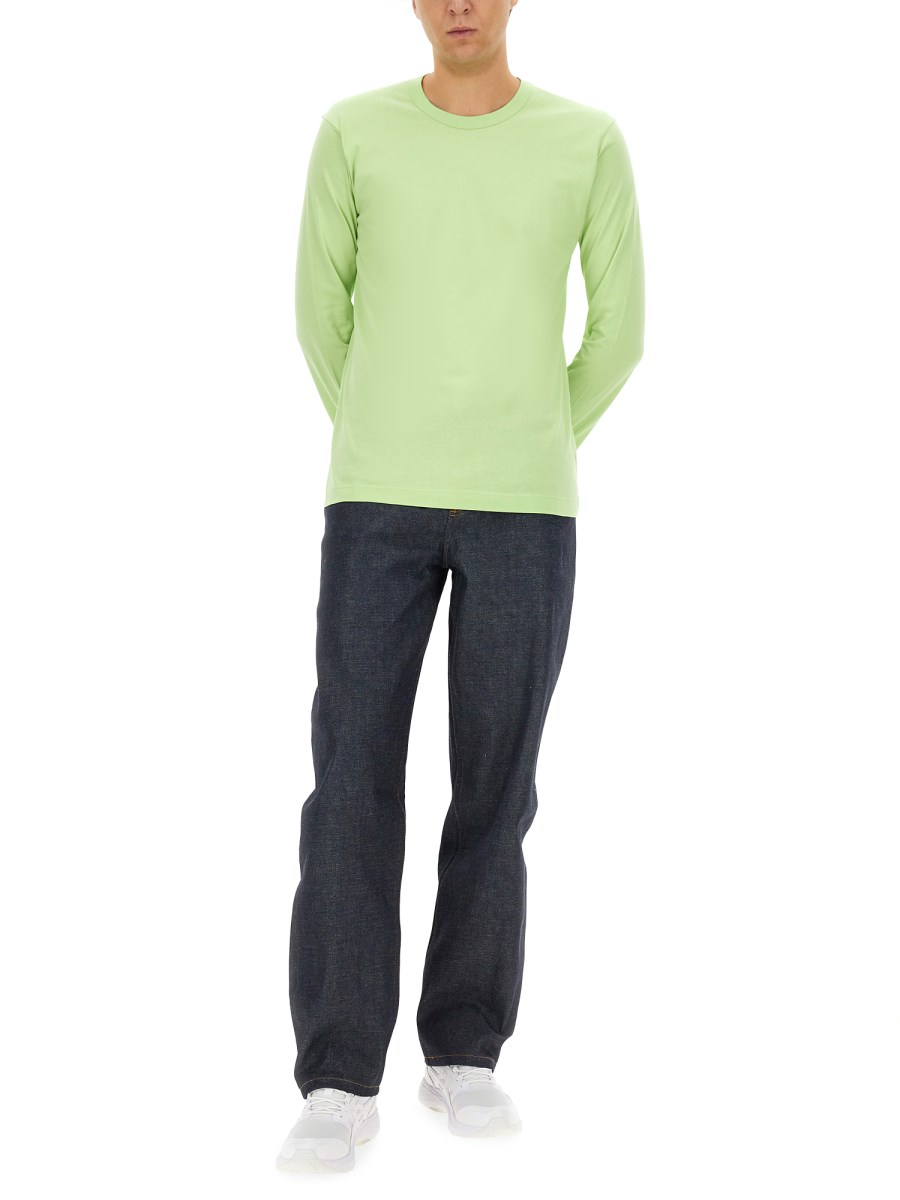 COMME DES GARCONS SHIRT T-SHIRT IN JERSEY DI COTONE