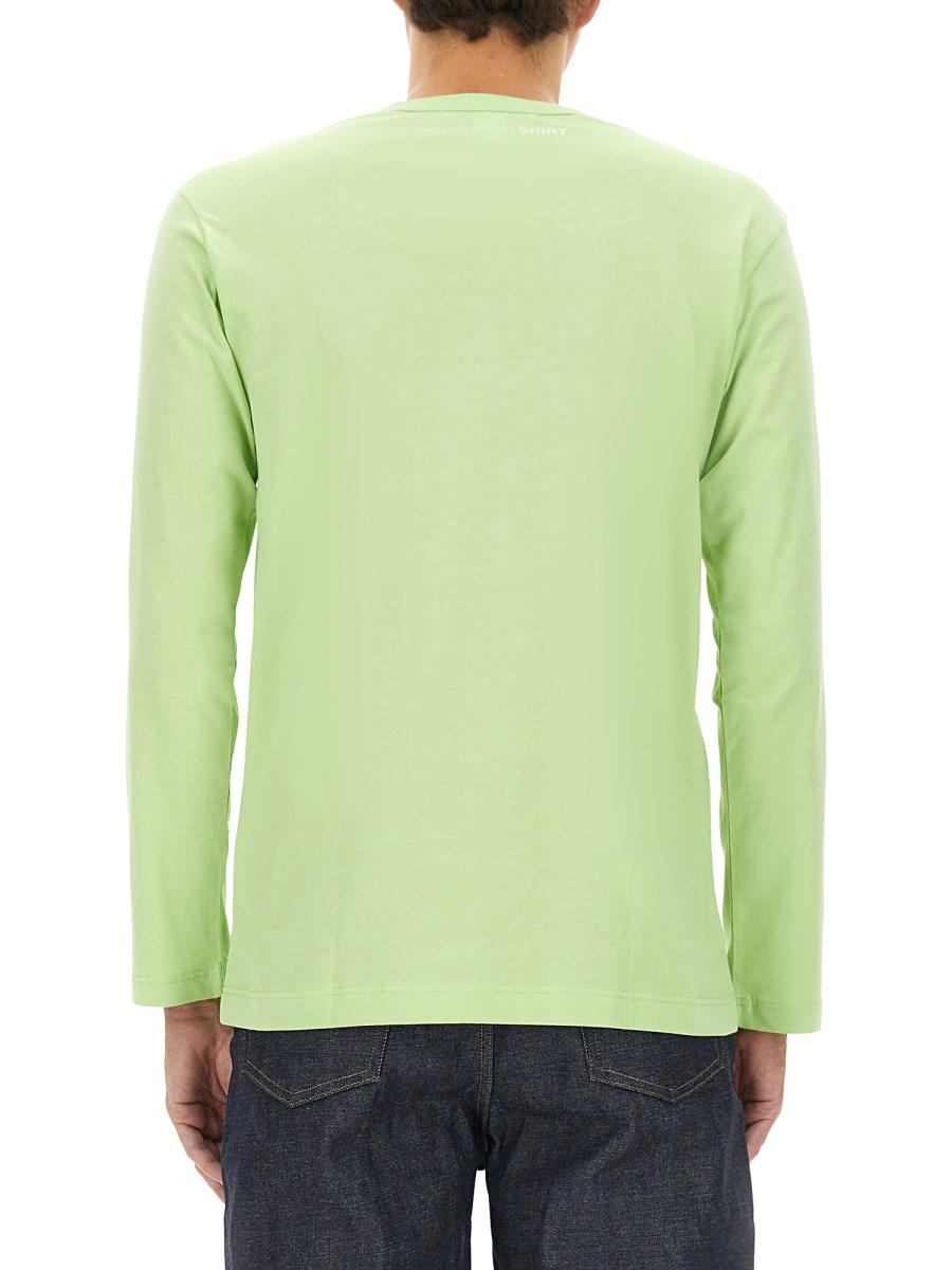 COMME DES GARCONS SHIRT T-SHIRT IN JERSEY DI COTONE