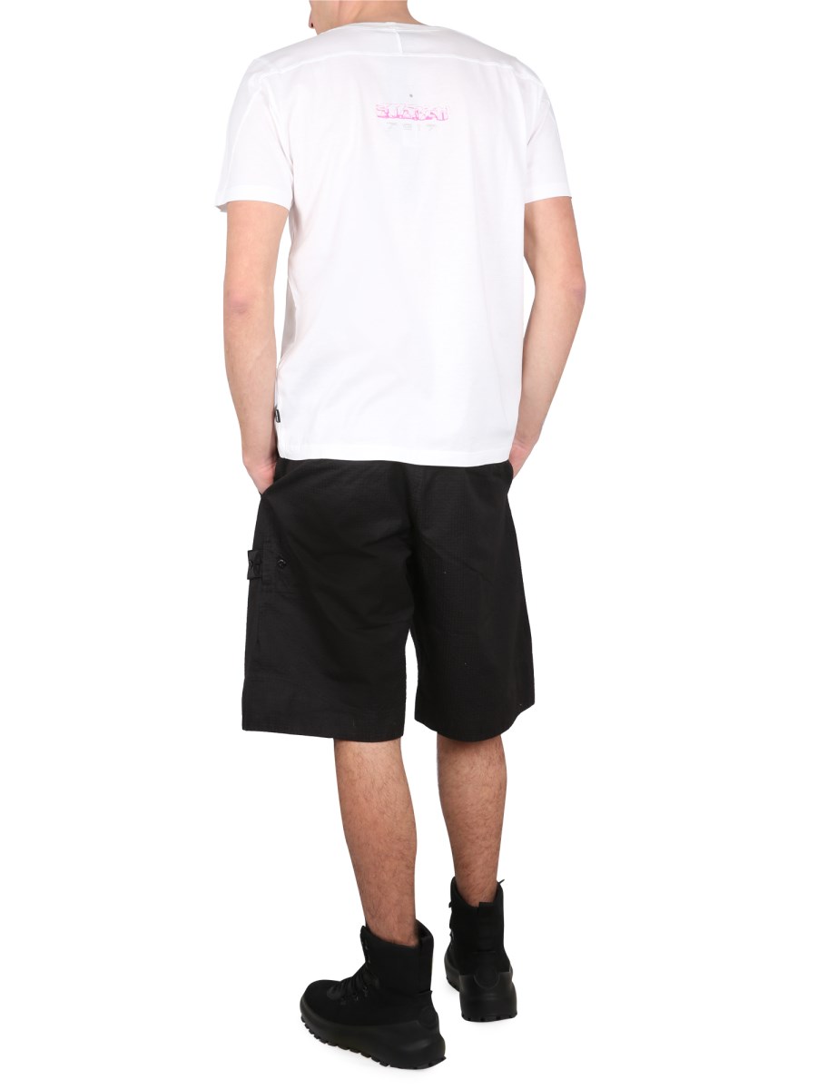 STONE ISLAND SHADOW PROJECT T-SHIRT IN JERSEY DI COTONE
