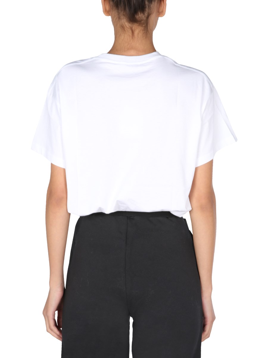 ÊTRE CÉCILE T-SHIRT JUST KISS IN JERSEY DI COTONE BIOLOGICO