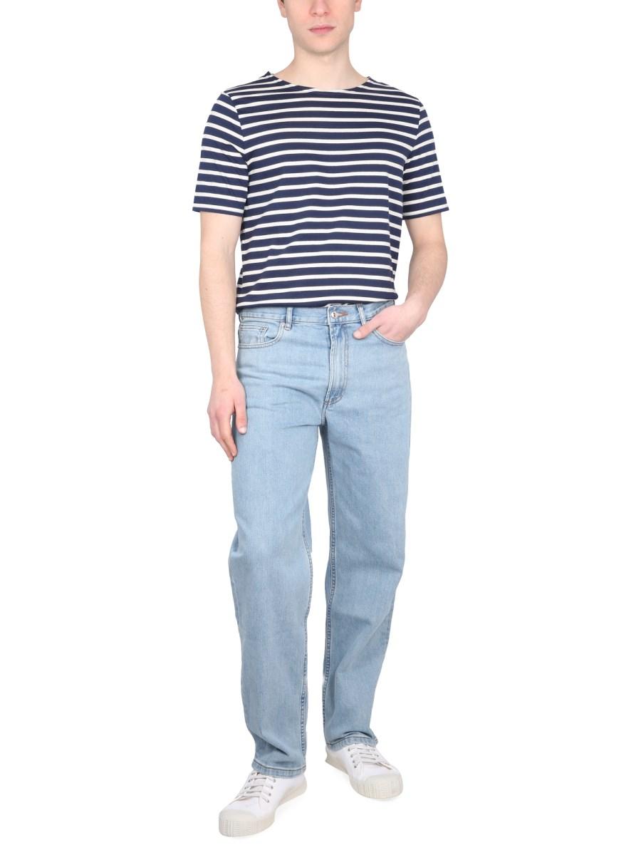 SAINT JAMES T-SHIRT "LEVANT MODERN" IN COTONE CON MOTIVO RIGATO