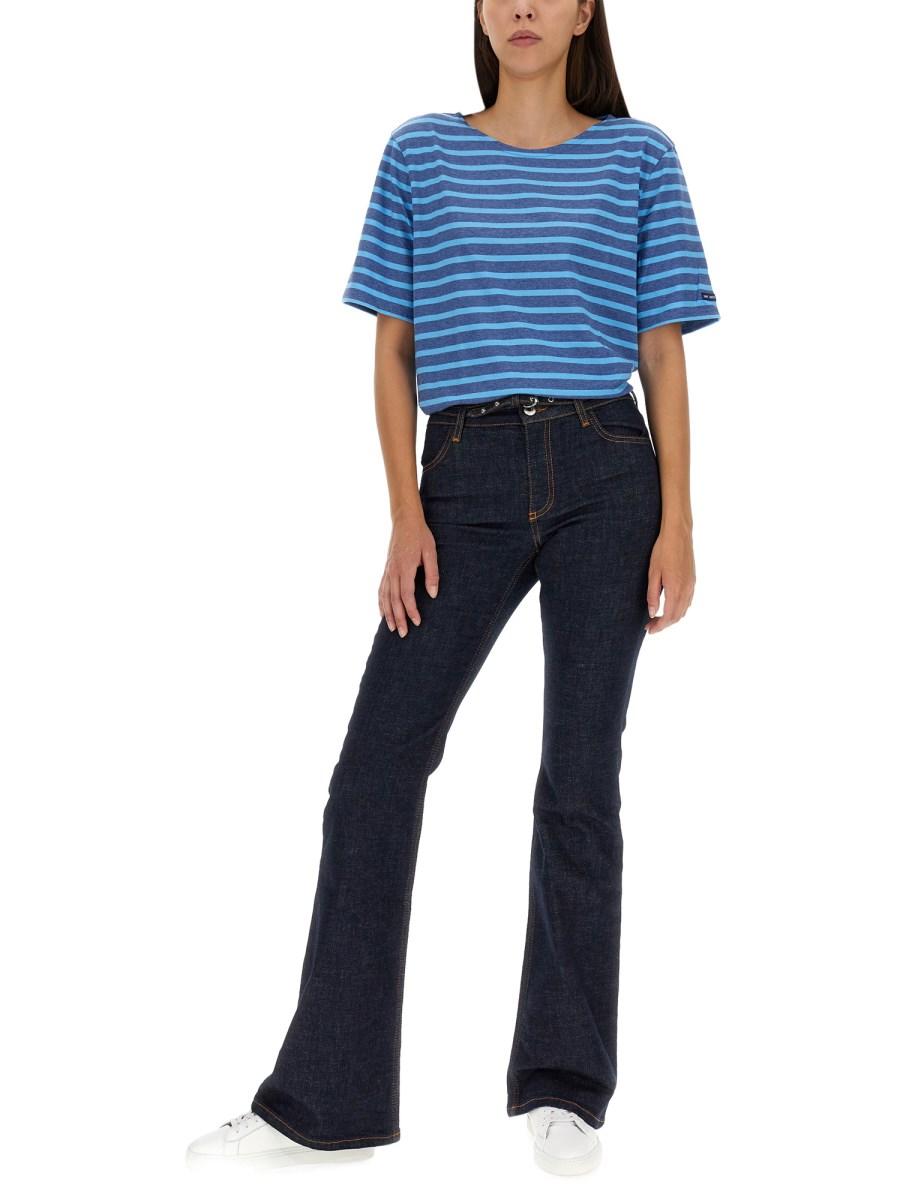 SAINT JAMES T-SHIRT LEVANT MODERN IN JERSEY DI COTONE