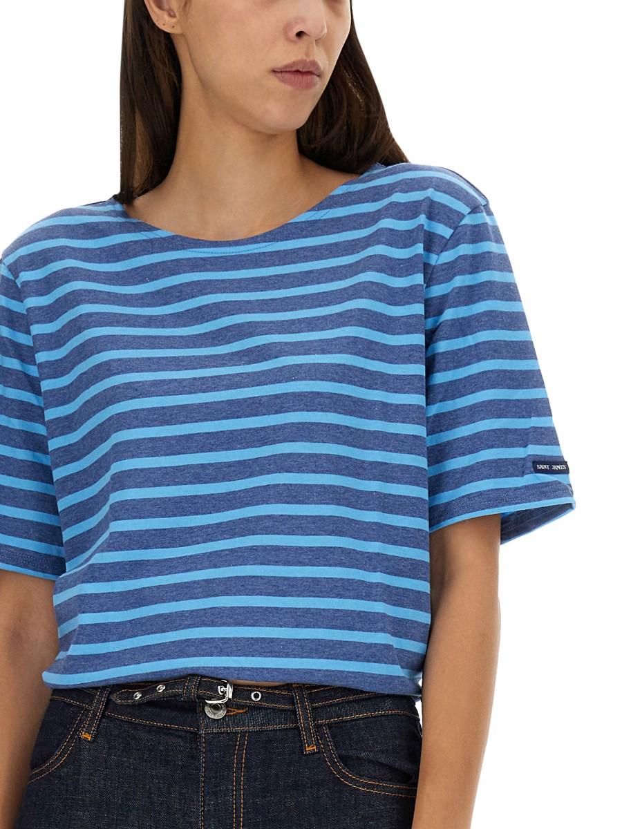 SAINT JAMES T-SHIRT LEVANT MODERN IN JERSEY DI COTONE