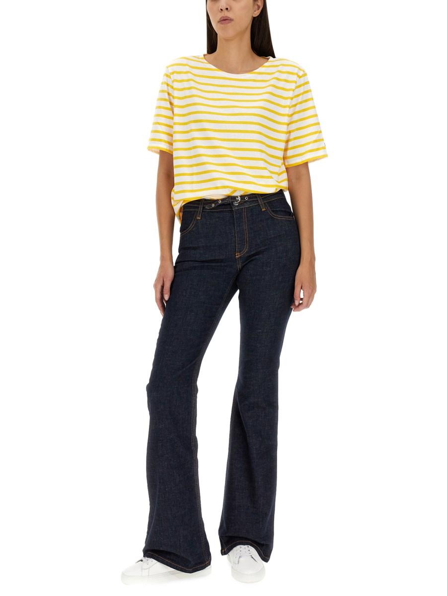 SAINT JAMES T-SHIRT LEVANT MODERN IN JERSEY DI COTONE