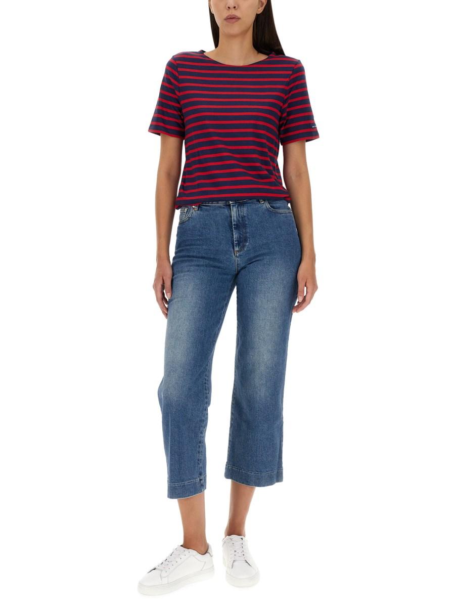 SAINT JAMES T-SHIRT LEVANT MODERN IN JERSEY DI COTONE