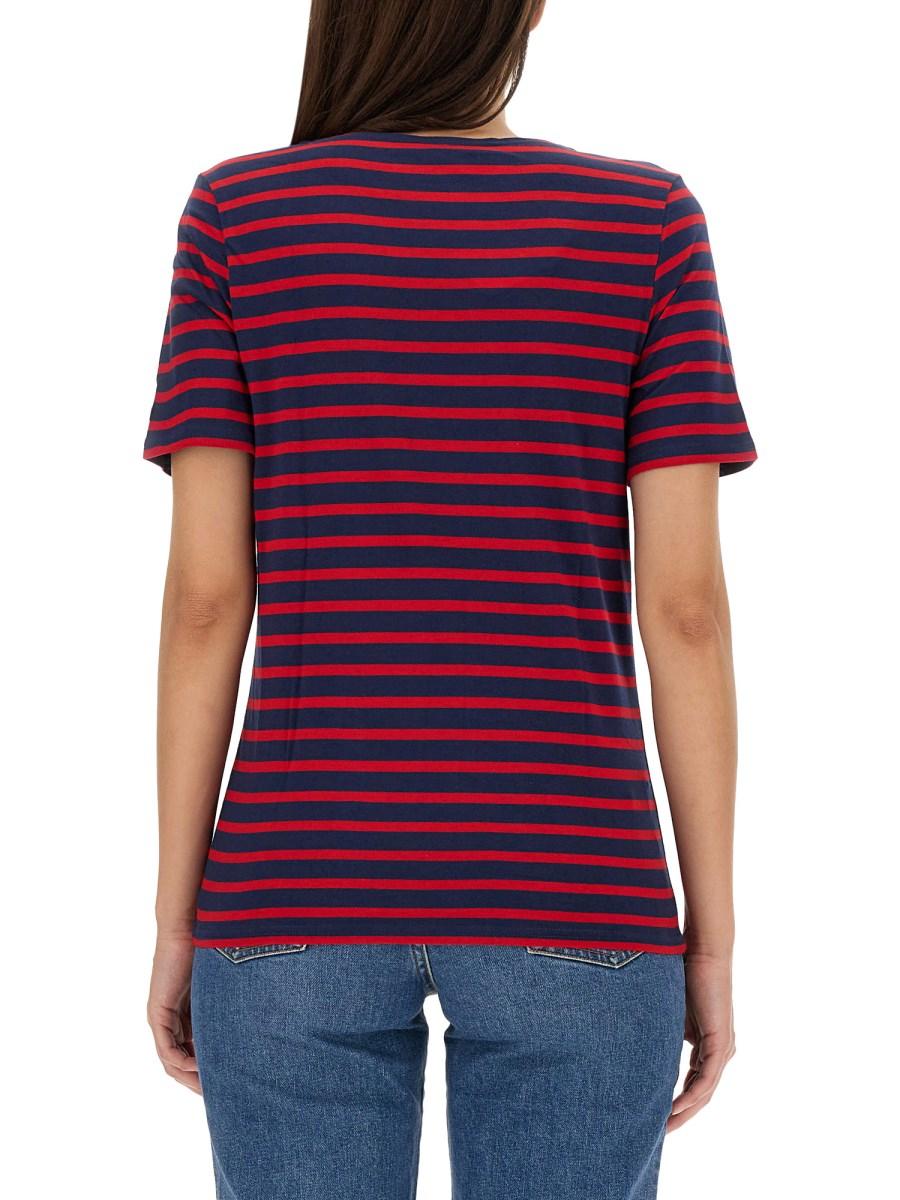 SAINT JAMES T-SHIRT LEVANT MODERN IN JERSEY DI COTONE