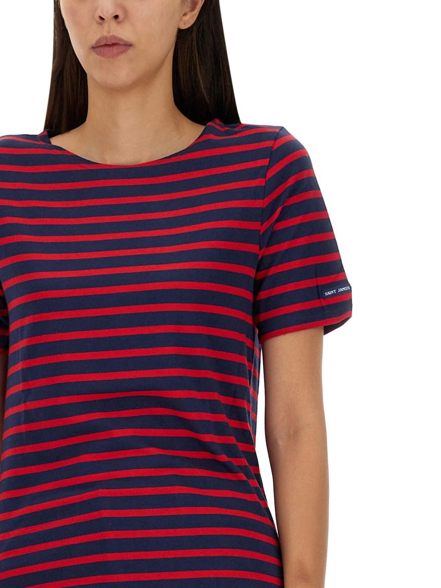 SAINT JAMES T-SHIRT LEVANT MODERN IN JERSEY DI COTONE