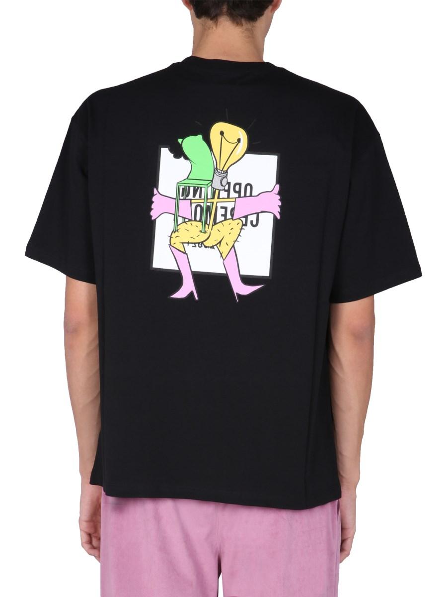 OPENING CEREMONY T-SHIRT "LIGHT BULB" IN JERSEY DI COTONE