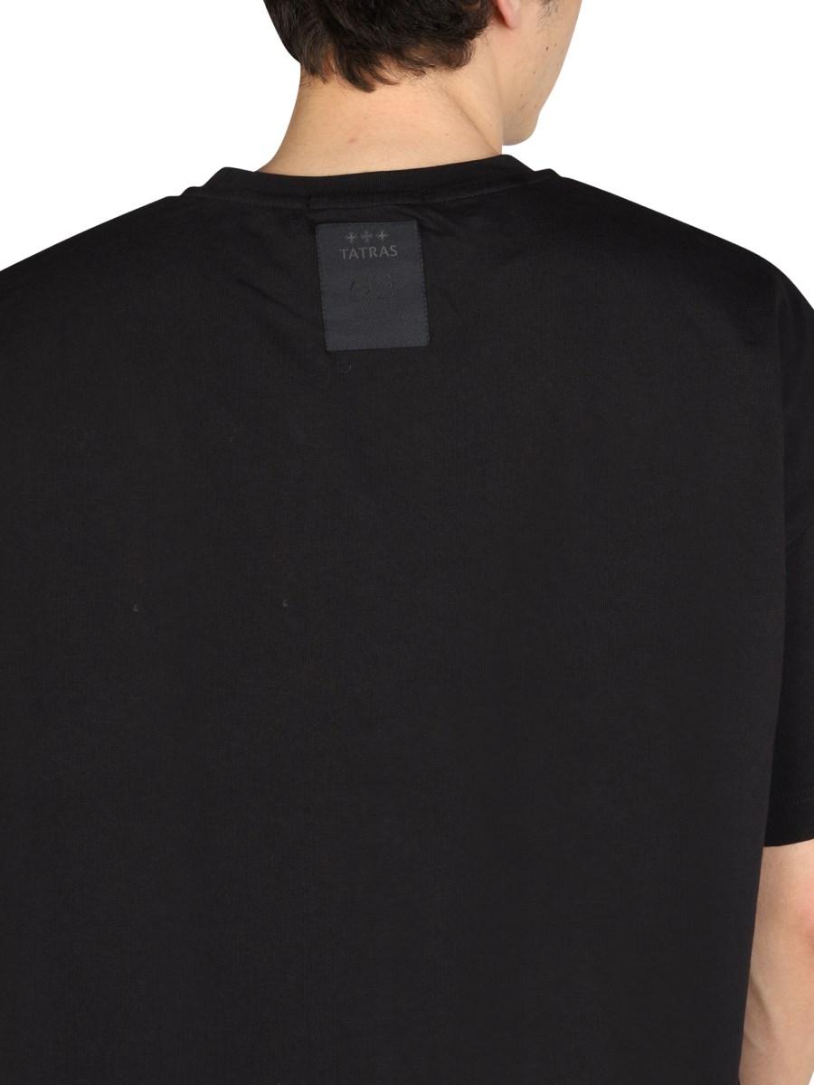 TATRAS X SFERA EBBASTA T-SHIRT LINSTE OVERSIZE FIT IN COTONE CON LOGO