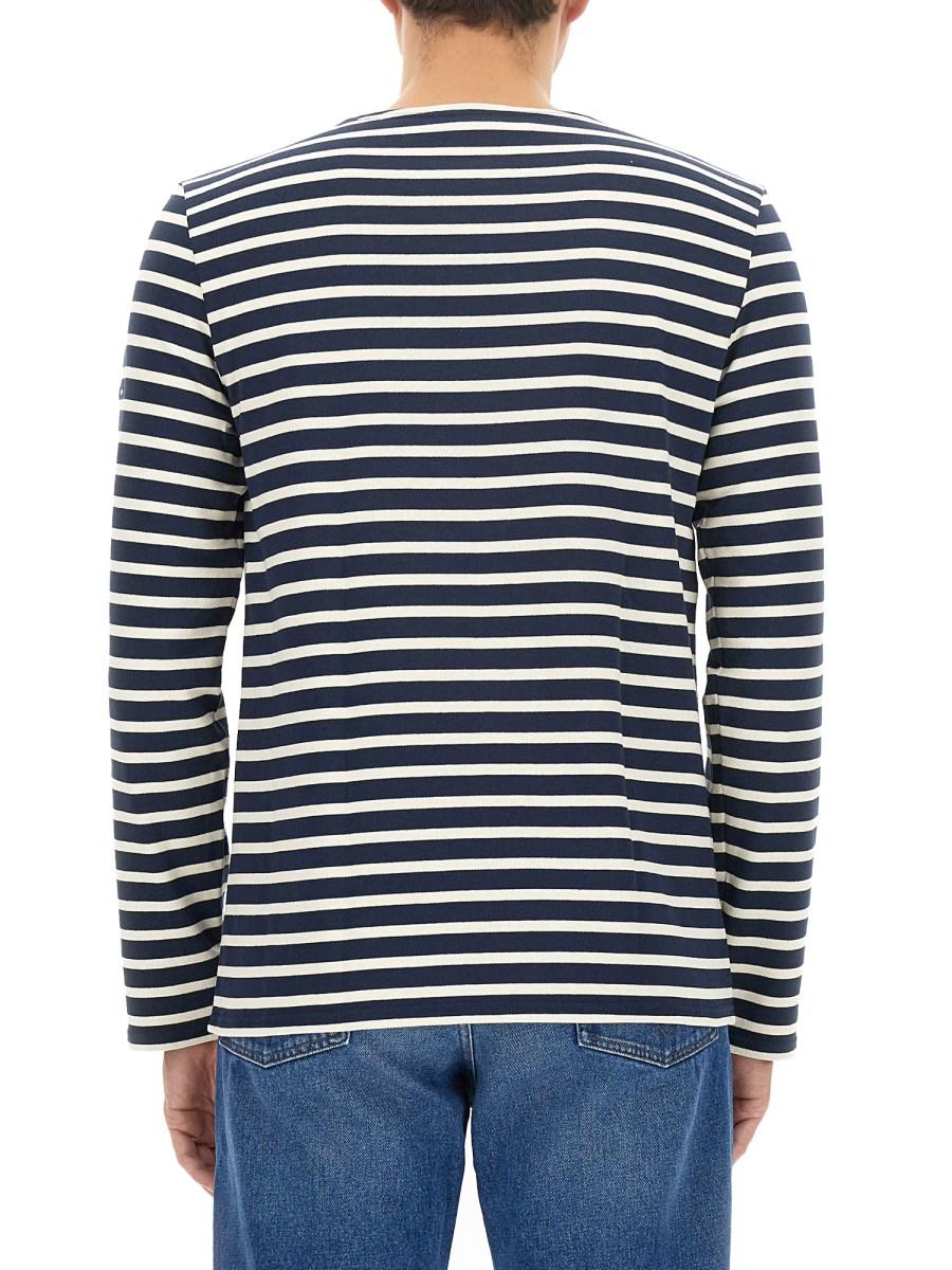 SAINT JAMES T-SHIRT MERIDIEN MODERNE IN JERSEY DI COTONE