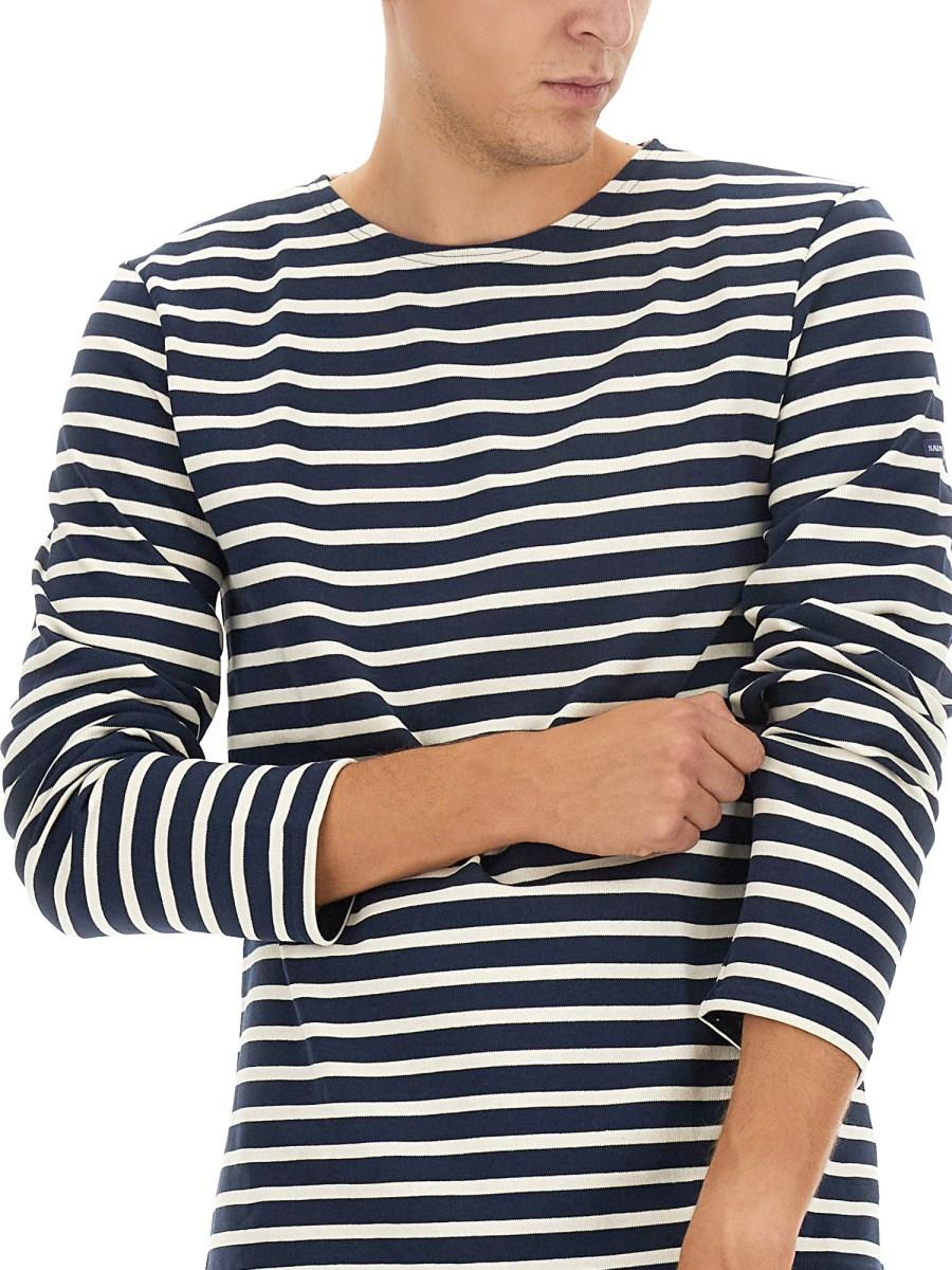 SAINT JAMES T-SHIRT MERIDIEN MODERNE IN JERSEY DI COTONE