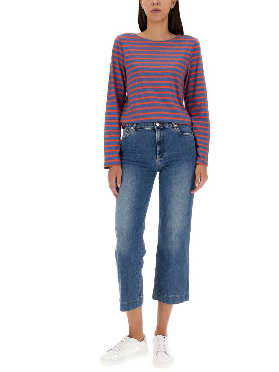 SAINT JAMES T-SHIRT MINQUIERS MODERNE IN JERSEY DI COTONE