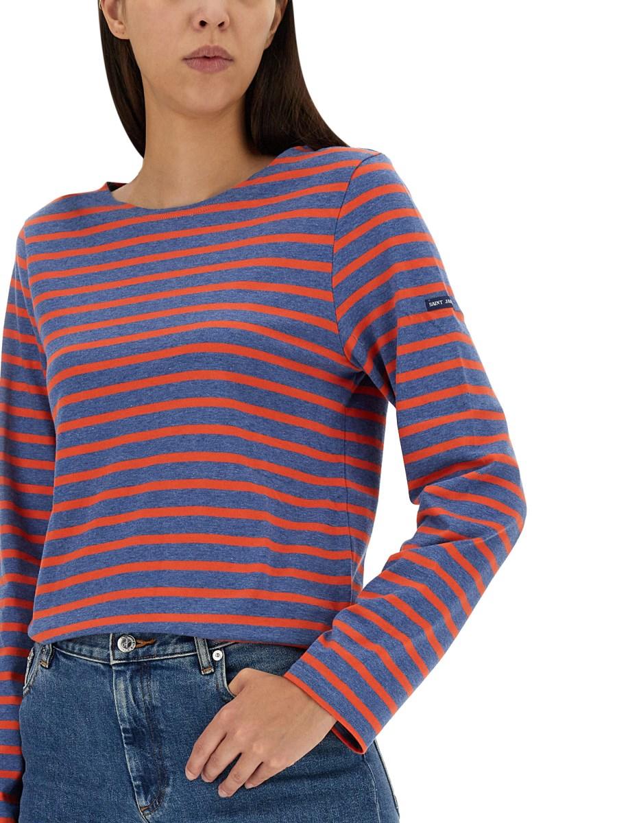 SAINT JAMES T-SHIRT MINQUIERS MODERNE IN JERSEY DI COTONE