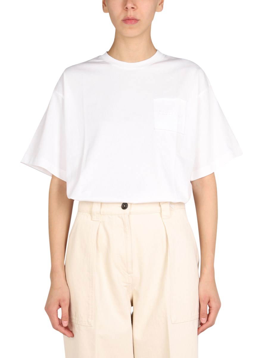 PHILIPPE MODEL T-SHIRT "MONIQUE BRETONNES" IN JERSEY DI COTONE