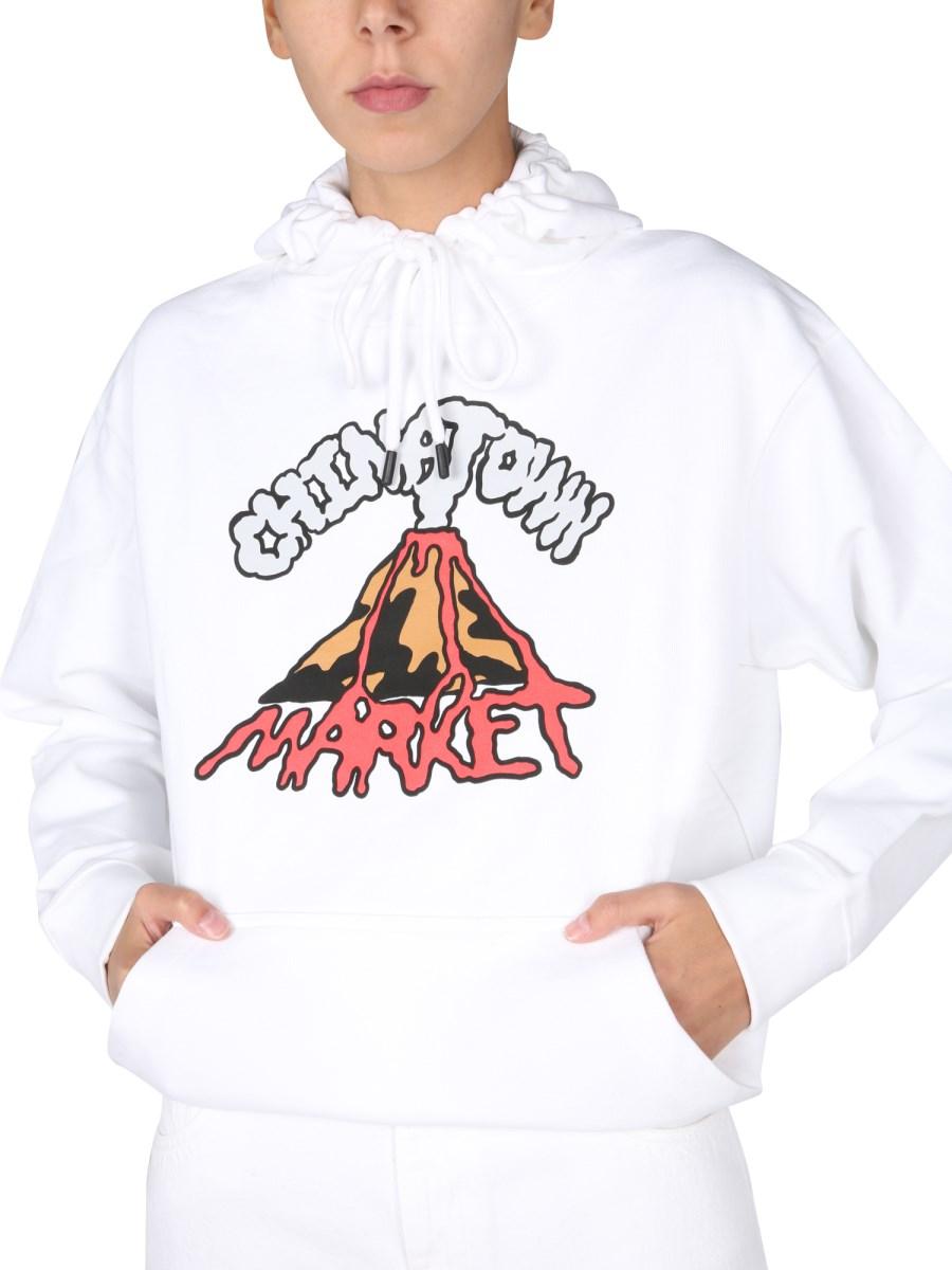 MARKET T-SHIRT "NATURE IS THE BEST MEDICINE" IN JERSEY DI COTONE
