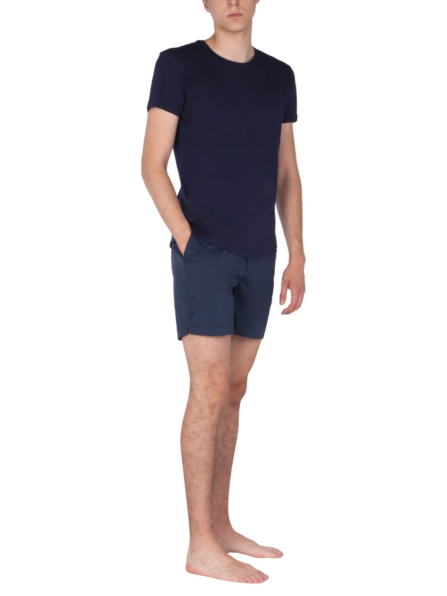 ORLEBAR BROWN T-SHIRT OBT MERCERISED IN JERSEY DI COTONE