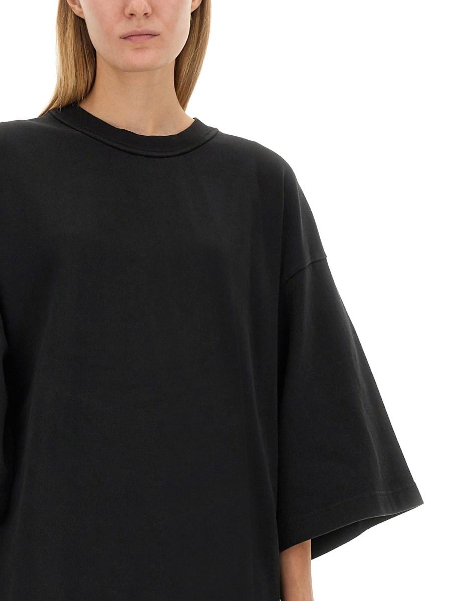 ALEXANDERWANG.T T-SHIRT OVERSIZE FIT IN JERSEY DI COTONE
