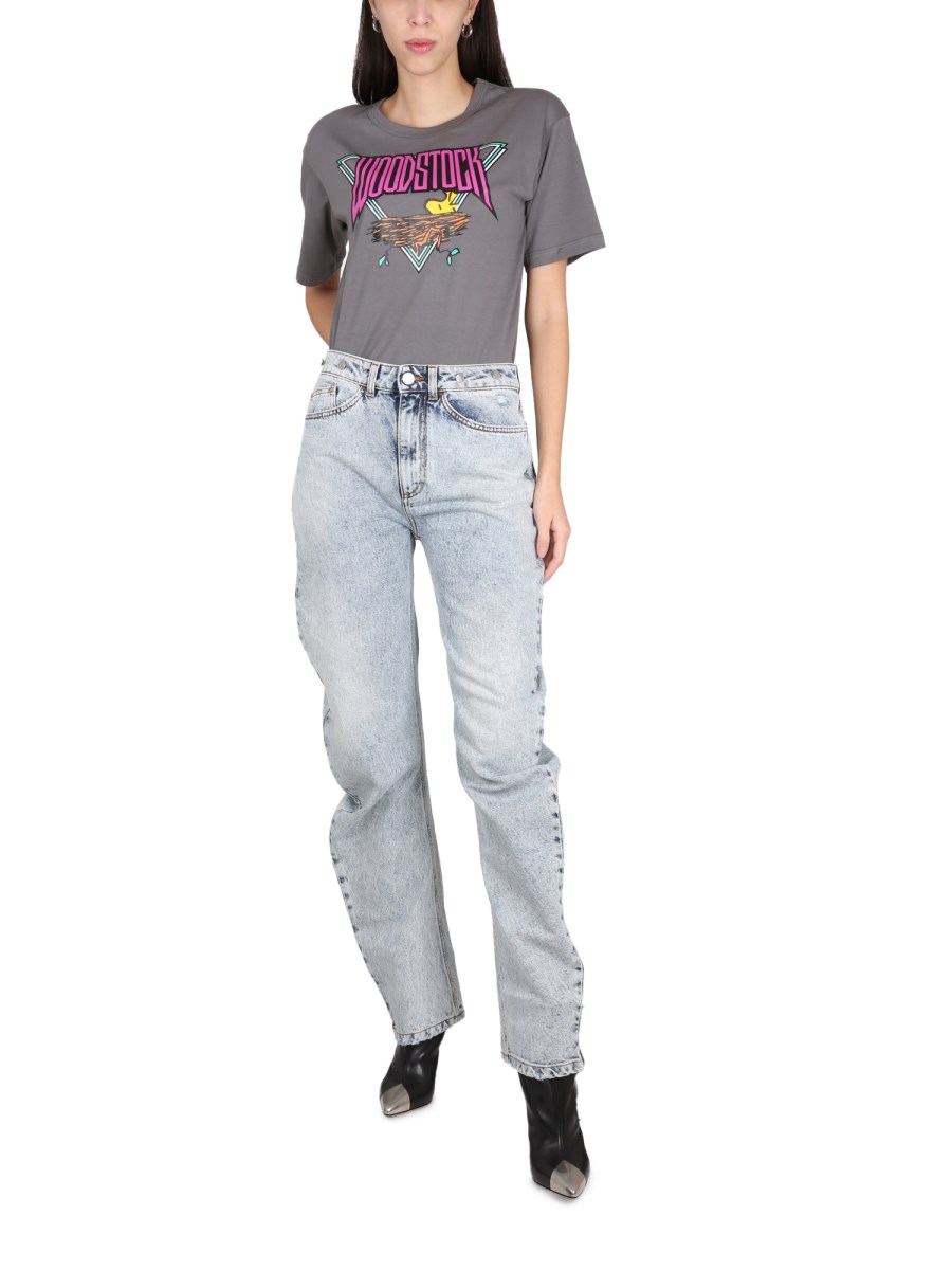 PHILOSOPHY DI LORENZO SERAFINI T-SHIRT "PEANUTS" IN JERSEY DI COTONE